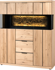 Vitrine en chêne NAPOLI 22 | LoftStory