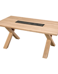 Table de salle à manger fixe en chêne NAPOLI 40 | LoftStory