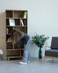 Bibliothèque en bois massif SWEDEN 1 | VESKOR