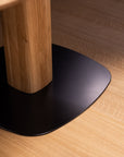 Table de salle à manger fixe en bois massif LUNA | KARPIS