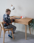 Table à écrire en chêne massif MALMO 1 | VESKOR