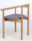 Lot de 2 ou 4 chaises tapissées en chêne massif Lea | VESKOR
