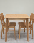 Lot de 2 ou 4 chaises de salle à manger en bois de chêne KODAMA | VESKOR