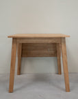 Table de salle à manger carrée à rallonge en bois de chêne massif TOMAS | VESKOR