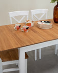 Table de salle à manger à rallonge en bois massif Lausanne | VESKOR