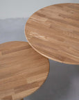 Tables basses empilables en chêne massif MALMO | VESKOR