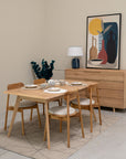 Table de salle à manger extensible en bois massif SWEDEN | VESKOR
