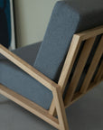 Fauteuil en bois massif SUÈDE | VESKOR