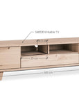 Meuble TV en bois massif SWEDEN 2 | VESKOR