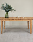 Table de salle à manger à rallonge en chêne massif KODAMA | VESKOR