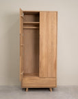Armoire à 2 portes en bois massif Sweden | VESKOR
