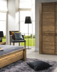 Structure de lit en chêne rustique VELVET 76 | LoftStory