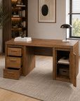 Bureau en chêne rustique VELVET 37 | LoftStory