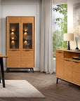 Vitrine en chêne LAZURE 12 | LoftStory