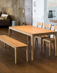 Table de salle à manger fixe en bois massif CREATIV | KARPIS