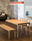 Table de salle à manger à rallonge en bois massif CREATIV | KARPIS