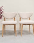 Lot de chaises en chêne massif Cloud | VESKOR