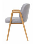 Lot de 2 ou 4 chaises de salle à manger Chill, structure en chêne massif, rembourrées | VESKOR