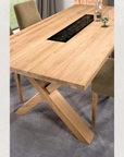 Table de salle à manger fixe en chêne NAPOLI 40 | LoftStory