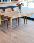 Table de salle à manger fixe en bois massif TOKIO | KARPIS