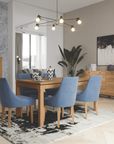 Table à manger à rallonges en chêne OPORTO 40 | LoftStory