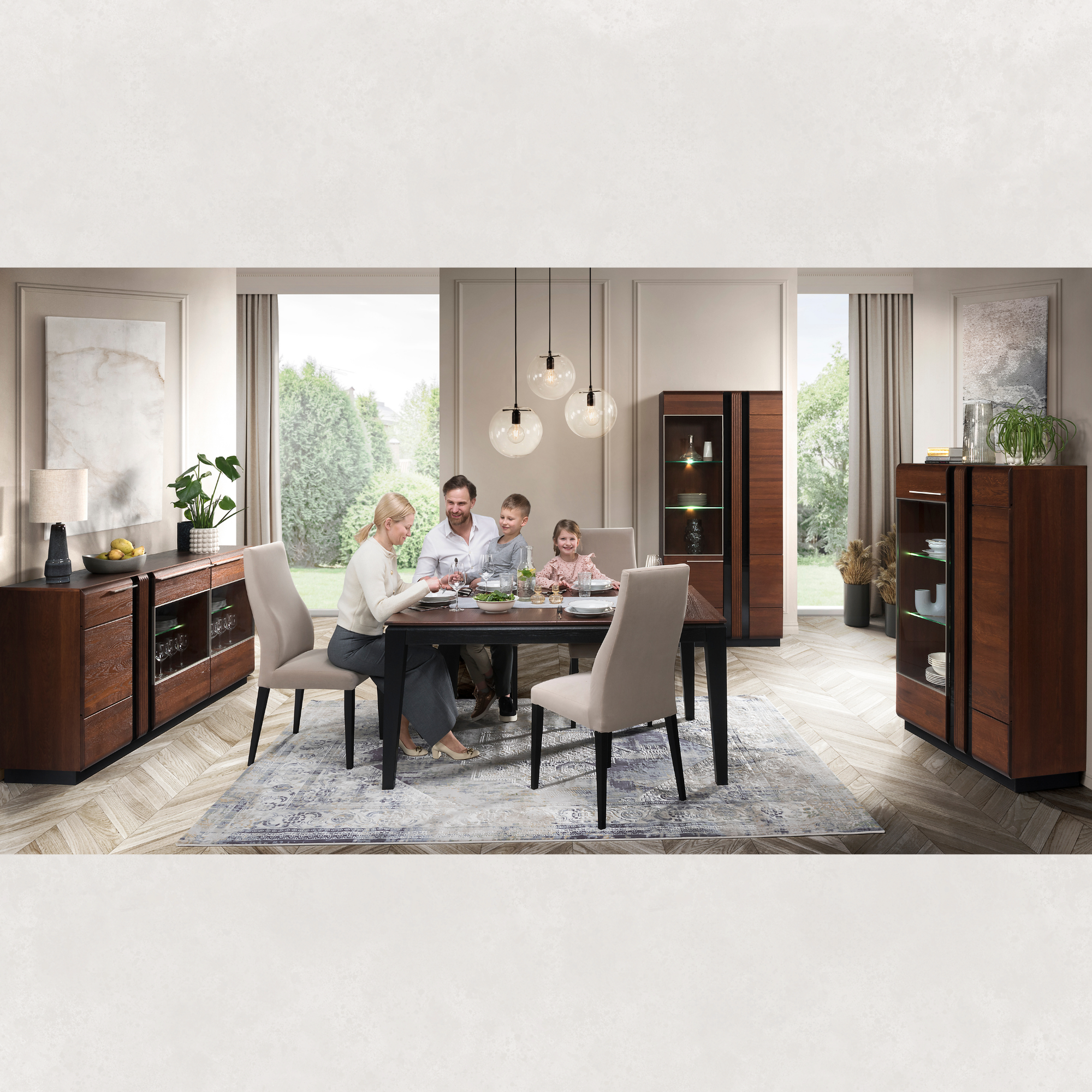 Vitrine en chêne PORTI 12 | LoftStory