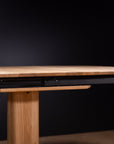 Table de salle à manger à rallonge en bois massif LUNA | KARPIS