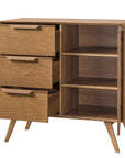 Commode en chêne rustique LEO 12 | LoftStory