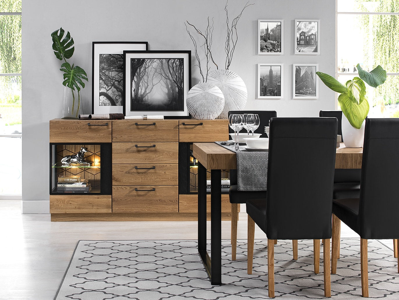 Table à manger à rallonges MOZAIK 40 | LoftStory