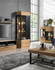 Vitrine en chêne MOZAIK 15 | LoftStory