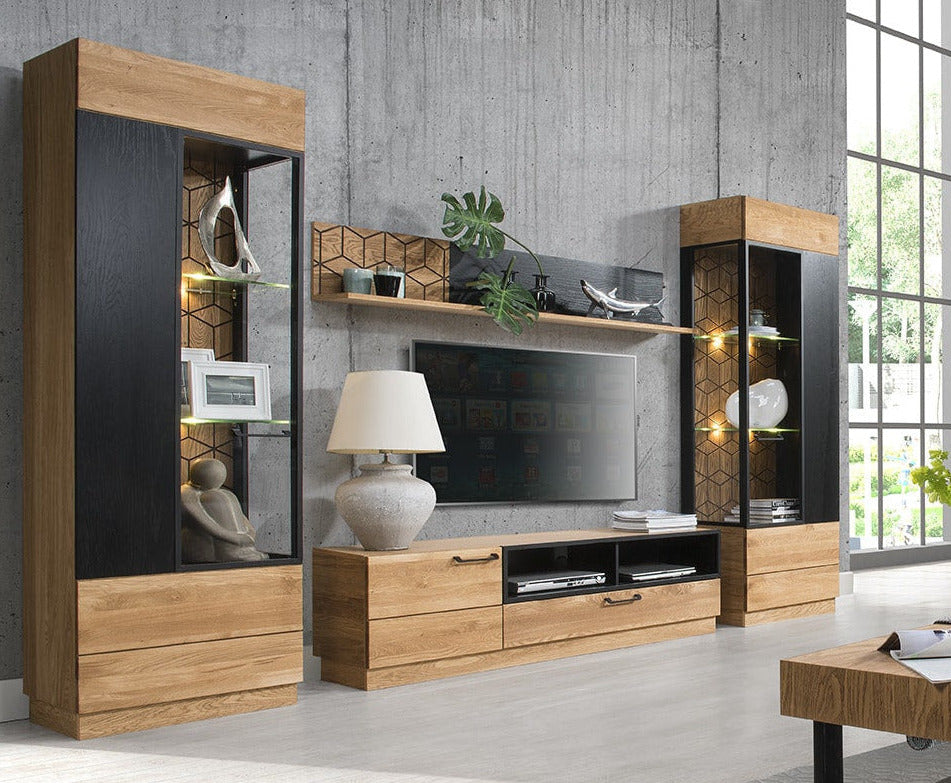 Meuble TV en chêne MOZAIK 25 | LoftStory