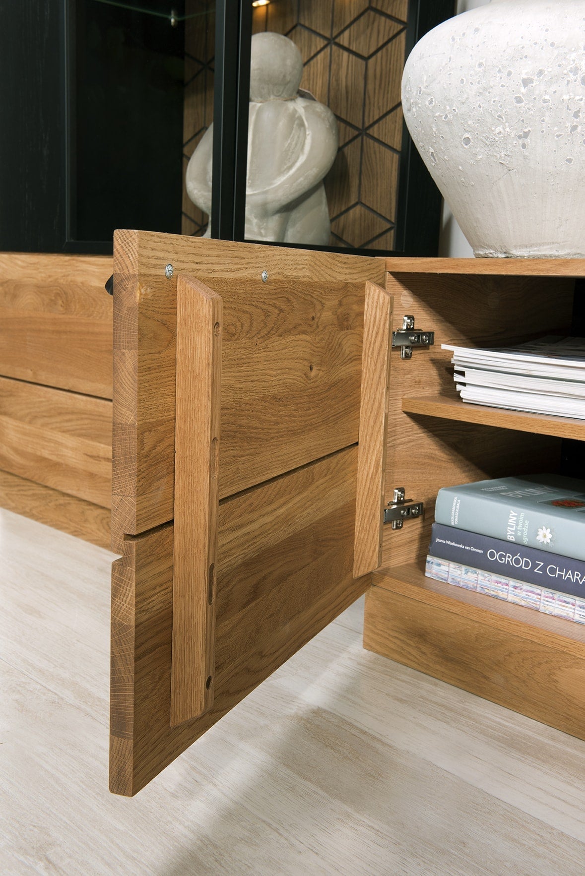 Meuble TV en chêne MOZAIK 25 | LoftStory