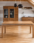 Table à manger à rallonges en chêne Montenegro 40 | LoftStory