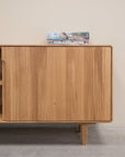 Meuble TV en bois de chêne AMANDI | VESKOR