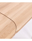 Table de salle à manger à rallonge en bois massif hêtre ou chêne IKONA | KARPIS