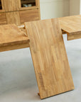 Table de salle à manger rectangulaire extensible en chêne BALDER jusqu'à 5 m | VESKOR
