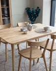 Table de salle à manger à rallonge en chêne massif MALMO 2 | VESKOR