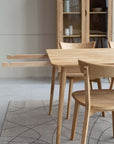 Table de salle à manger à rallonge en chêne massif MALMO 2 | VESKOR