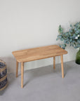 Banc Table basse en bois de chêne massif MALMO | VESKOR