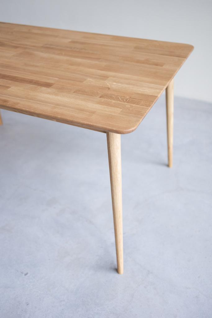 Table de salle à manger à rallonge en chêne massif MALMO 2 | VESKOR
