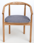 Lot de 2 ou 4 chaises tapissées en chêne massif Lea | VESKOR