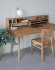 Table à écrire en chêne massif MALMO 2 | VESKOR