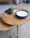 Tables basses empilables en chêne massif MALMO | VESKOR