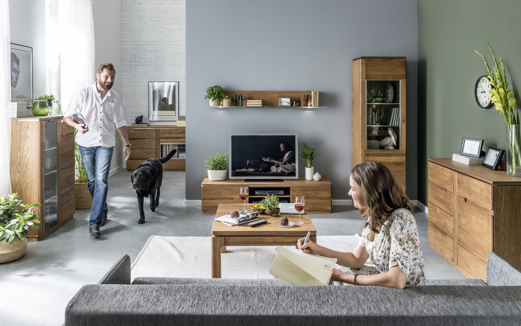 Buffet en chêne MONTENEGRO 44 | LoftStory