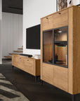 Meuble TV en chêne OPORTO 25 | LoftStory