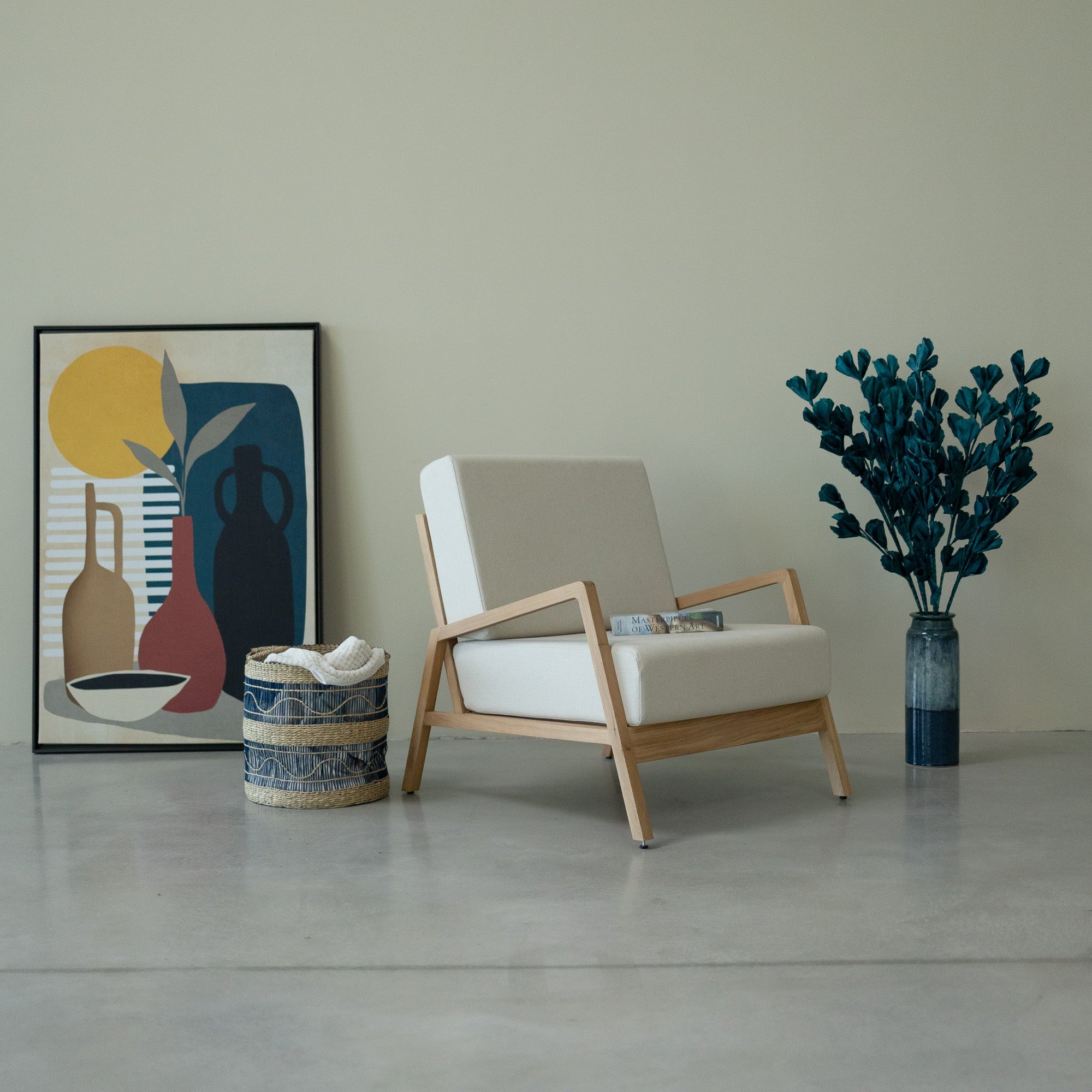 Fauteuil en bois massif SUÈDE | VESKOR