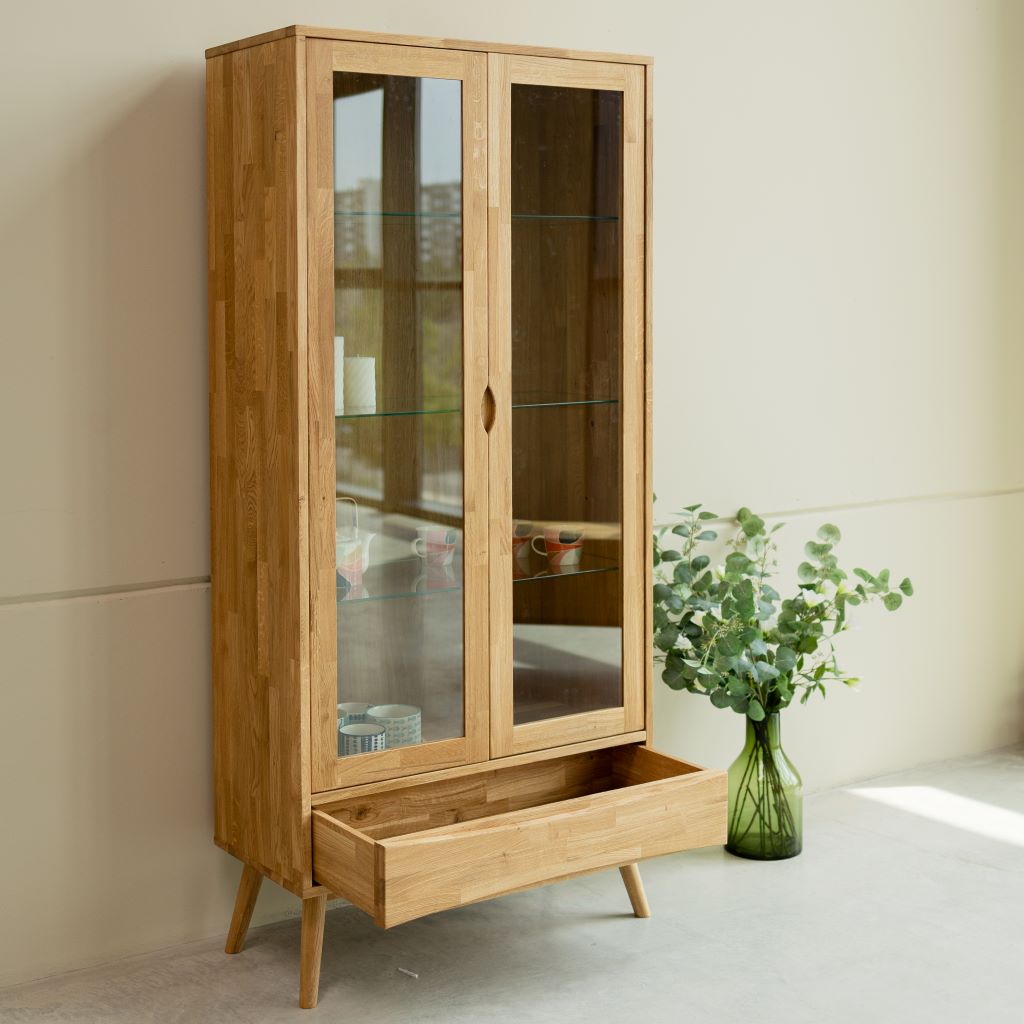 Vitrine en chêne MALMO | VESKOR