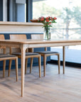 Table de salle à manger fixe en bois massif TOKIO | KARPIS