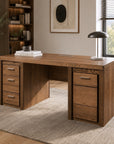 Bureau en chêne rustique VELVET 37 | LoftStory