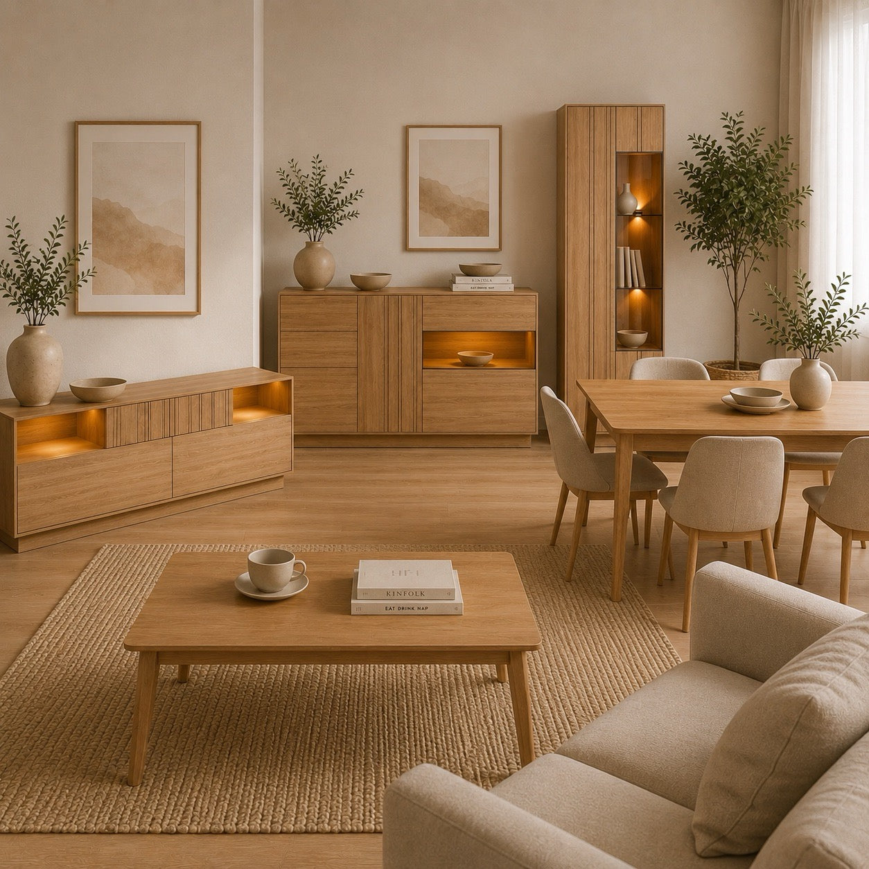 Vitrine en chêne JOIN 10 | LoftStory